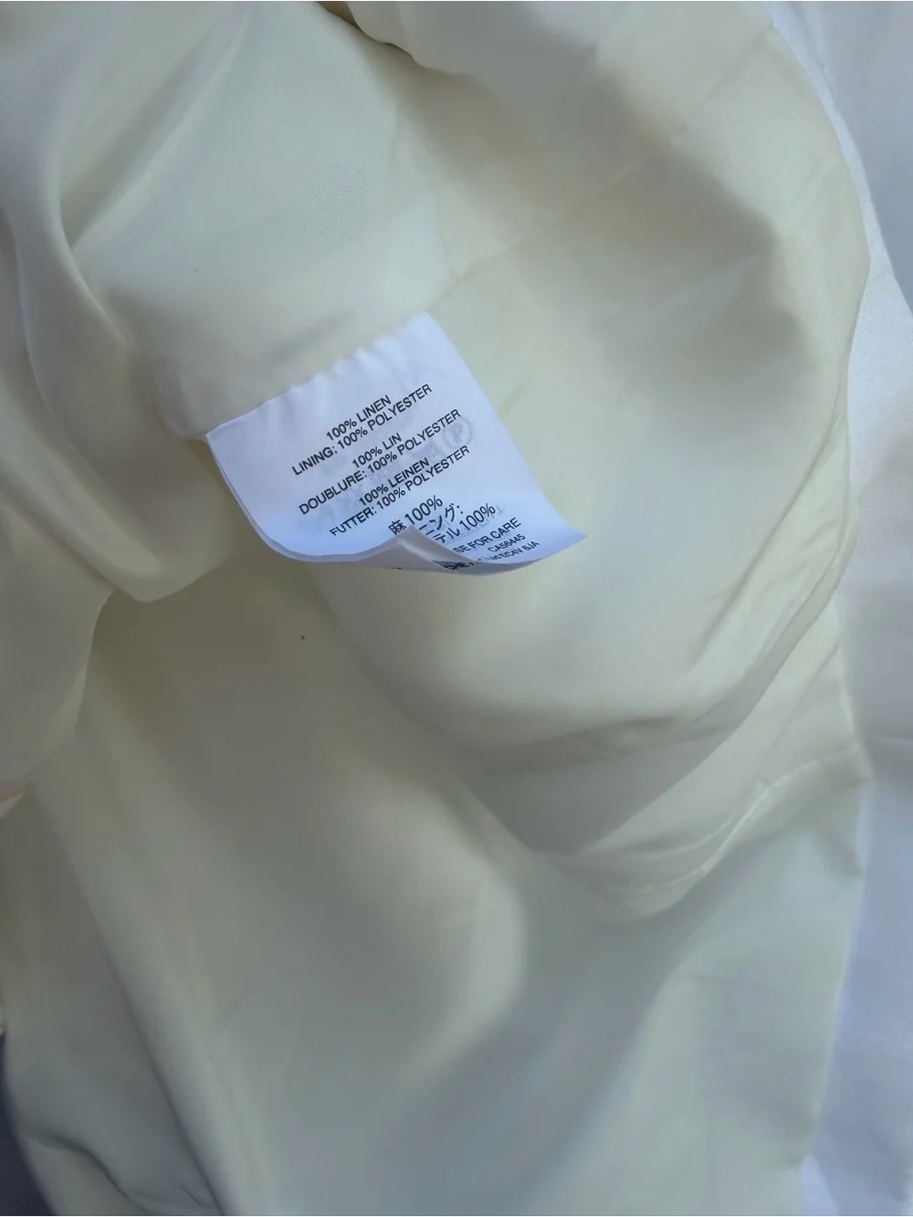 J Crew White Linen Regent Blazer